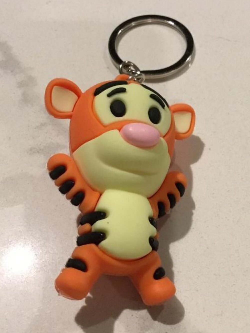 Tigger from Disney's Winnie the Pooh Keychain Bag Charm 3D Molded Character